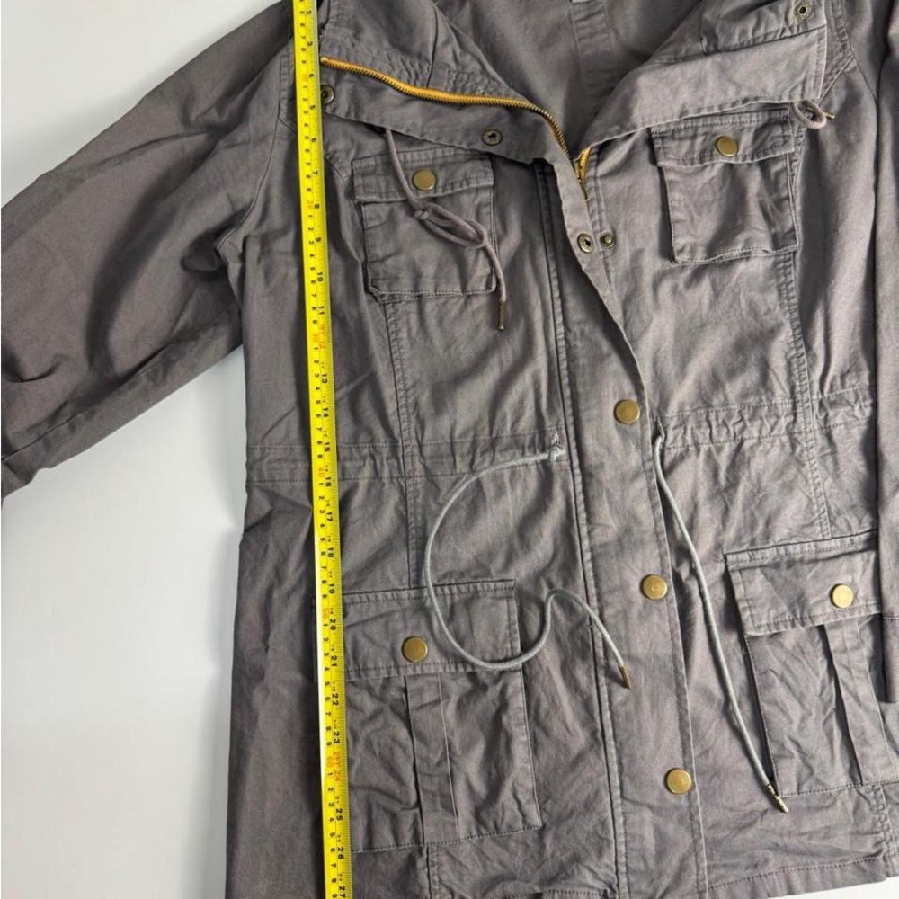 Market & Spruce Charcoal Utility Jacket - Picture 7 of 7